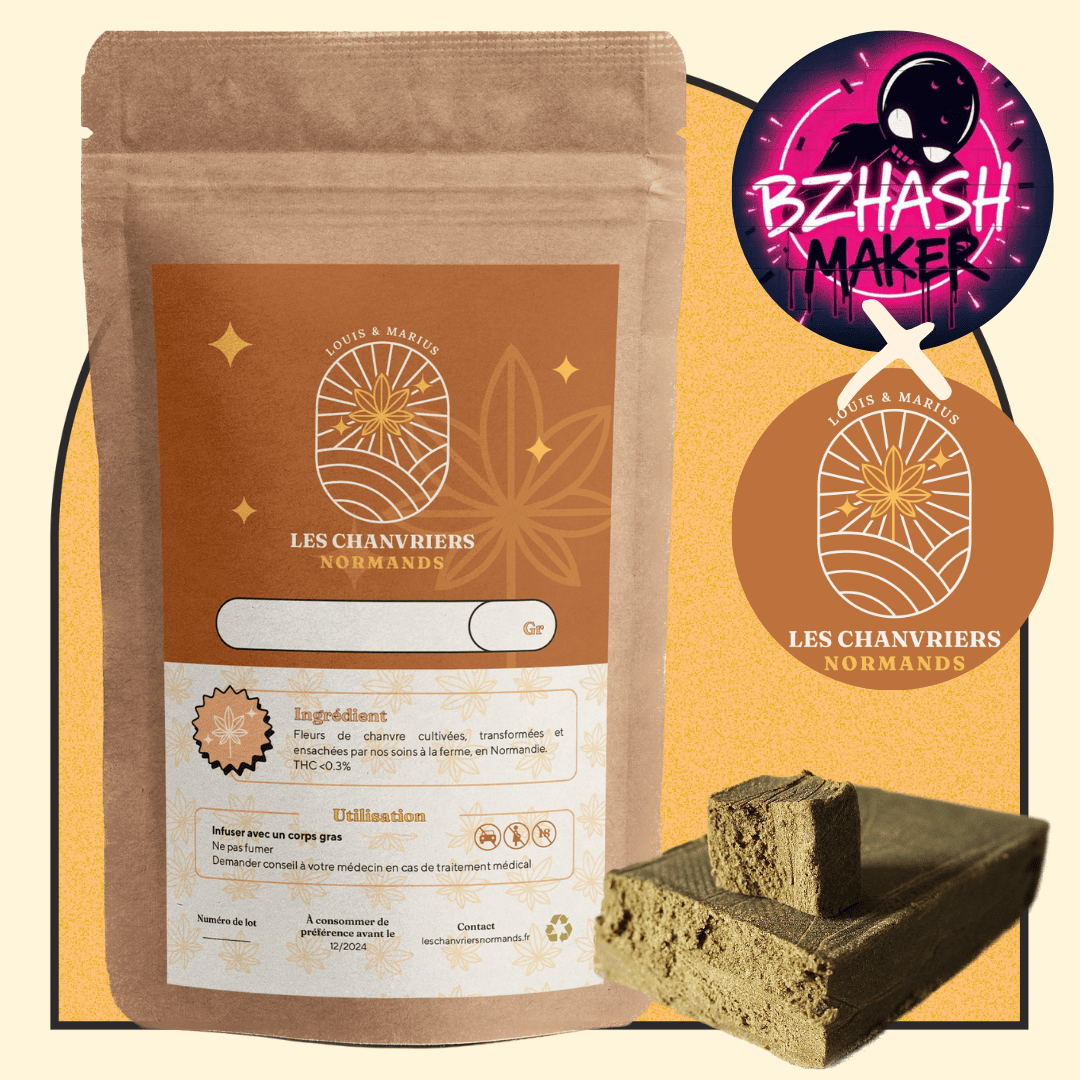 GOLDEN PEACH PURE DRYSIFT - CHANVRIERS NORMANDS X BZHASH MAKER